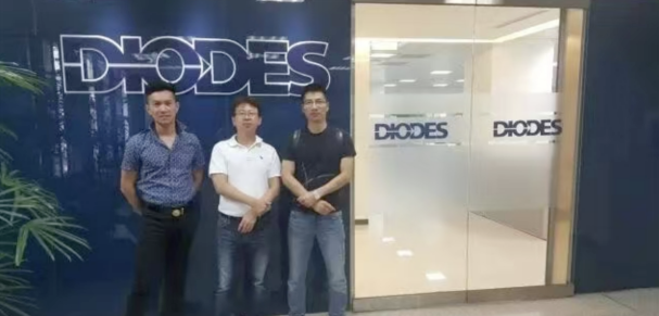 瑞斯特半导体CEO Billzhang率团赴台湾Diodes总部开展功率器件技术交流