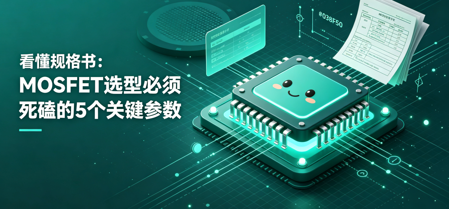 看懂规格书：MOSFET选型必须死磕的5个关键参数